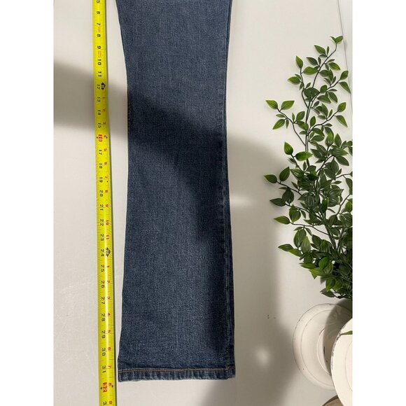 Allen B. Womens Denim Jeans Sz 29 Straight Leg Medium Wash Cotton Blend Stretch - Picture 12 of 15